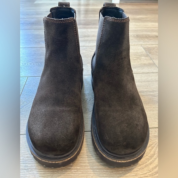 Birkenstock Dark Brown Suede Chelsea Ankle Boot - Picture 4 of 7